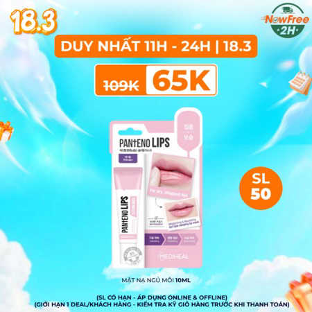 Son Dưỡng Môi Mediheal Ẩm Mượt, Mịn Màng Ban Ngày (Pantenolips Healssence Coral) Nâu