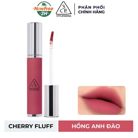Son Lì 3CE Mịn Môi (Hazy Lip Clay) Whip Red