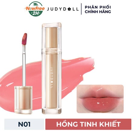 Son Tint Judydoll Căng Mọng (Iced Tea Watery Lip Gloss) N01
