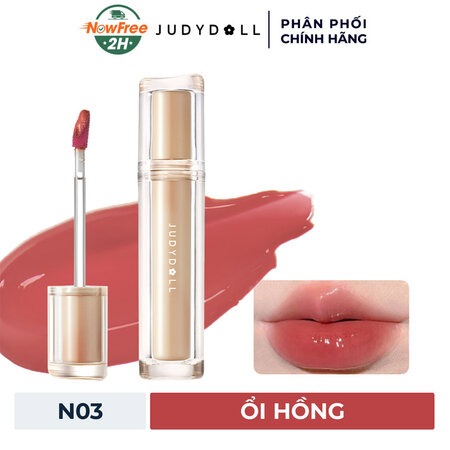 Son Tint Judydoll Căng Mọng (Iced Tea Watery Lip Gloss) N01