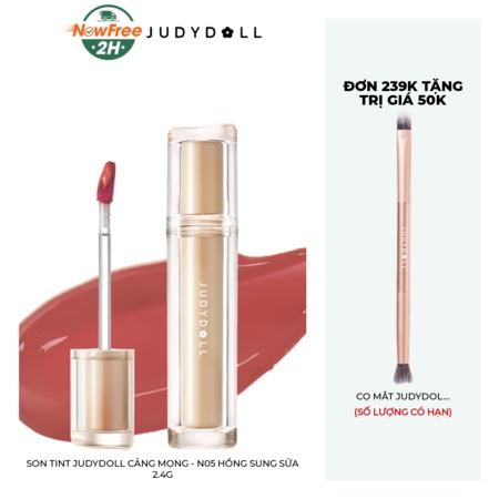 Son Tint Judydoll Căng Mọng (Iced Tea Watery Lip Gloss) N01