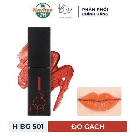Son Kem Lì B.O.M (Matt Holic Tint) H BG 501 Vintage Brick, 8.5g