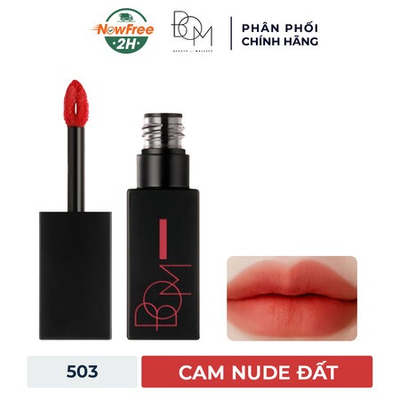 Son Kem Lì B.O.M (Matt Holic Tint) H BG 501 Vintage Brick, 8.5g