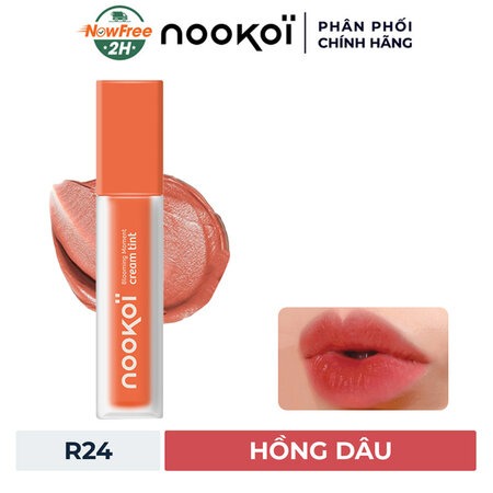 Son Kem Lì Nookoi Mềm Mịn (Blooming Moment Cream Tint ) R21 Poppy Hi