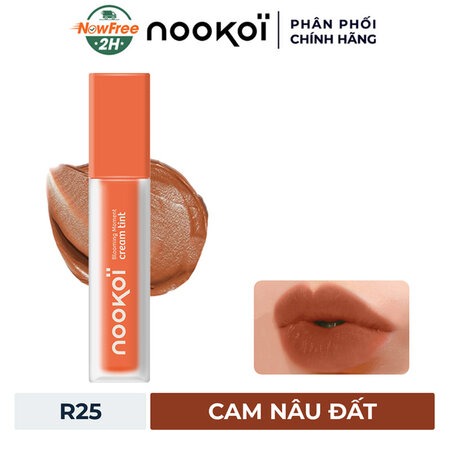 Son Kem Lì Nookoi Mềm Mịn (Blooming Moment Cream Tint ) R21 Poppy Hi