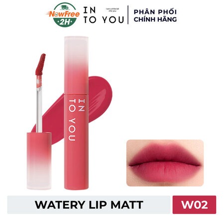 Son Tint Lì Into You Mịn Mờ Mỏng Nhẹ (Watery Lip Matt) W01
