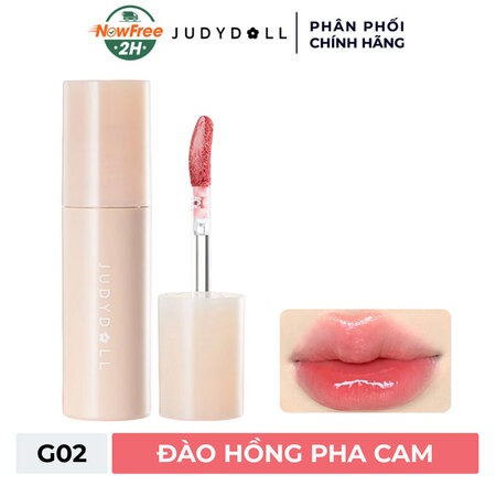 Son Tint Bóng Judydoll Cấp Ẩm Lâu Trôi (Glazed Lip Gloss) G04