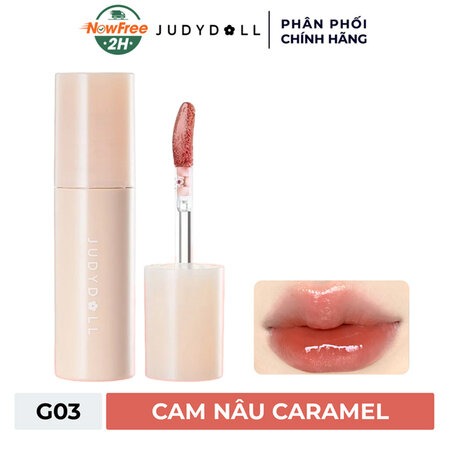 Son Tint Bóng Judydoll Cấp Ẩm Lâu Trôi (Glazed Lip Gloss) G04