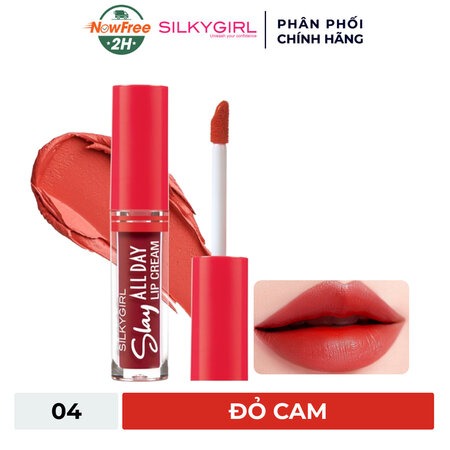 Son Kem Lì Silkygirl Lâu Trôi (Slay All Day Lip Cream) 02