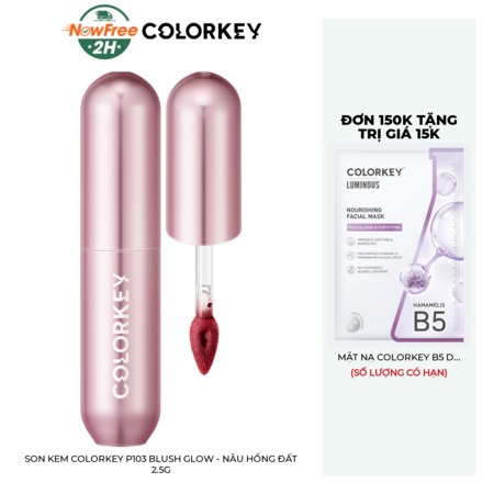 Son Kem Colorkey (Mousse Matte Lip Mud) P103 Blush Glow