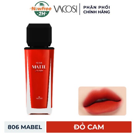 Son Kem Vacosi Mịn Lì (Matte Lip Cream) 801 Lilybel