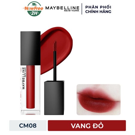 Son Kem Maybelline Mịn Lì Như Nhung (Sensational Cushion Mattes ) CM01 The Devil Wears Red