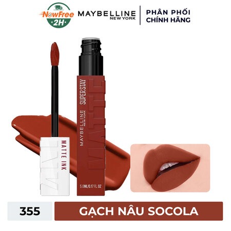 Son Kem Lì Maybelline 16h Lâu Trôi (Super Stay Matte Ink Lipstick (City Edition)) 118 Dancer