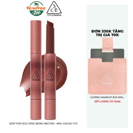 Son Thỏi 3CE Căng Bóng (Shine Reflector) Lilac Glaze
