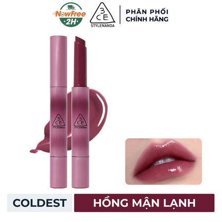 Son Thỏi 3CE Căng Bóng (Shine Reflector) Lilac Glaze