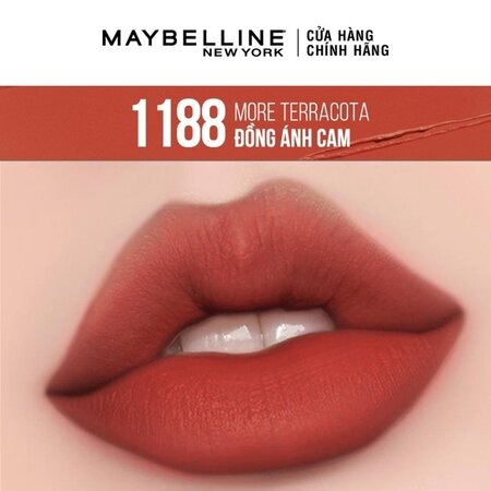 Son Lì Maybelline Mịn Môi Siêu Nhẹ (Color Sensational Ultimatte) 1288 More Brick