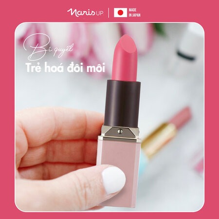Son Thỏi Naris Cosmetic Giàu Ẩm (Ailus Smooth Lipstick Moisture Rich ) 283 Red Beige
