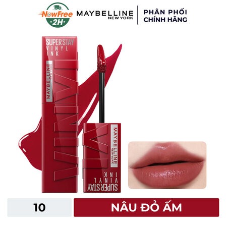 Son Bóng Maybelline (Superstay Vinyl Ink) 200 Salsa