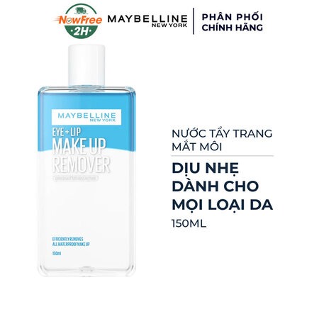 Nước Tẩy Trang Mắt Môi Maybelline (Lip & Eye Make Up Remover) 40ml