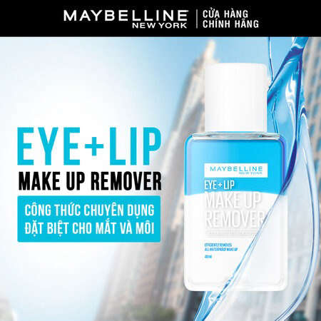 Nước Tẩy Trang Mắt Môi Maybelline (Lip & Eye Make Up Remover) 40ml