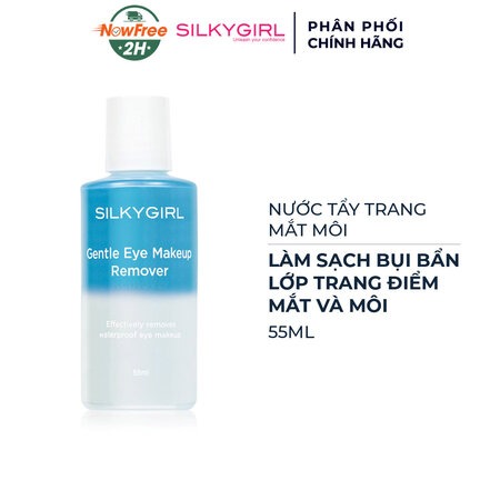 Nước Tẩy Trang Mắt Môi Silkygirl (Gentle Eye & Lip) 55ml