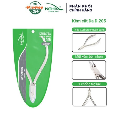 Kềm Cắt Da Kềm Nghĩa Thép Chuyên Dụng Mạ Niken D.205