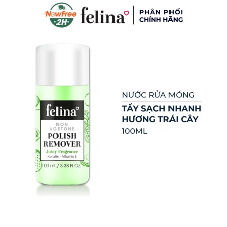 Nước Rửa Móng Felina Cao Cấp (Nonacetone Remover) Hoa Hồng