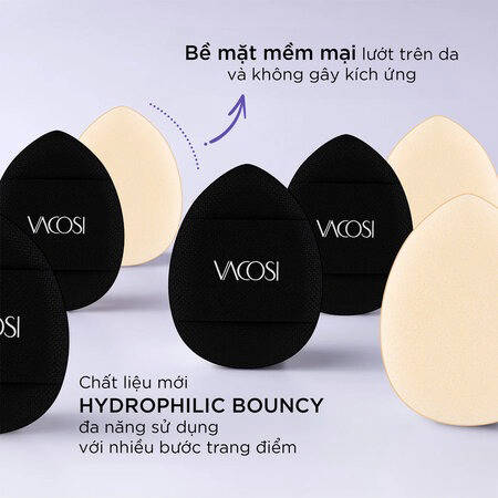 Bông Cushion Vacosi Xỏ Ngón Mini (Top Finger Cushion) 5 Cái