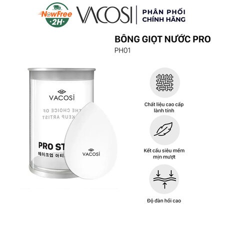 Bông Giọt Nước Vacosi Pro (Prs Pro Crucial Flat Blender) PH03
