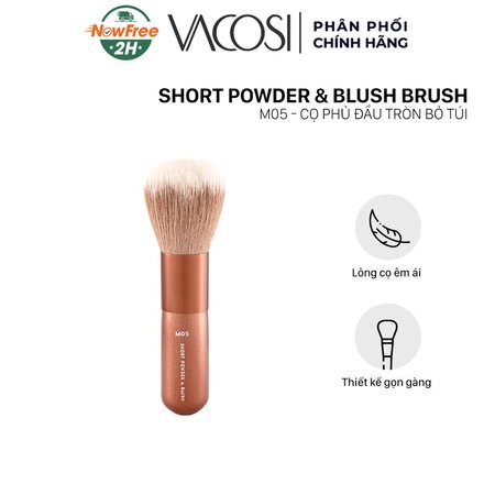 Cọ Phủ Vacosi Nắp Đậy (Powder Brush) M10