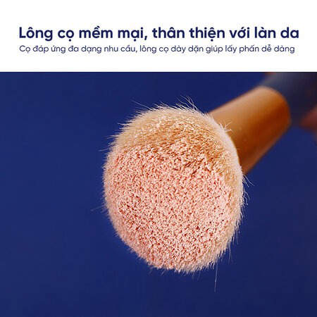 Cọ Phấn Phủ Amortals Mềm Mịn, Lông Tơ Nhân Tạo Cao Cấp (Ultra-Fine Silk Mist Loose Powder Brush) Cọ Phấn Phủ Amortals Mềm Mịn
