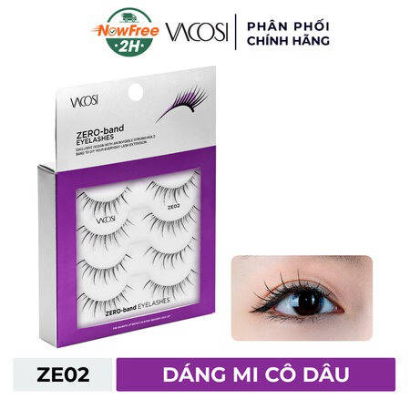 Lông Mi Vacosi Gân Trong (Zero-Band Eyelashes) ZE05
