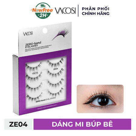 Lông Mi Vacosi Gân Trong (Zero-Band Eyelashes) ZE05