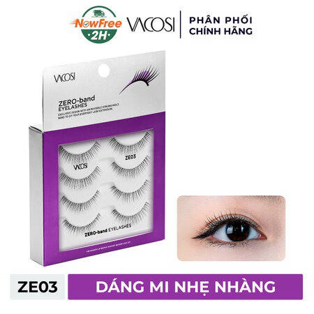 Lông Mi Vacosi Gân Trong (Zero-Band Eyelashes) ZE05
