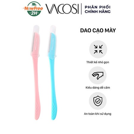 Dao Cạo Lông Mày Vacosi (Eyebrow Knife) 2 cây