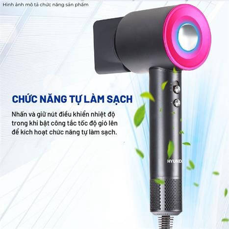Máy sấy tóc tốc độ cao Hyundai HC-157-WH