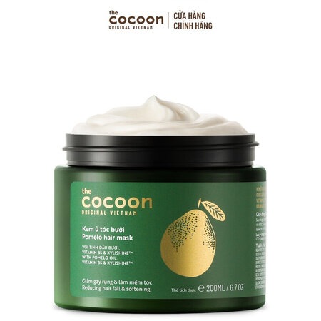 Kem Ủ Tóc Bưởi Cocoon Giảm Gãy Rụng Và Làm Mềm Tóc (Pomelo Hair Mask) 200ml