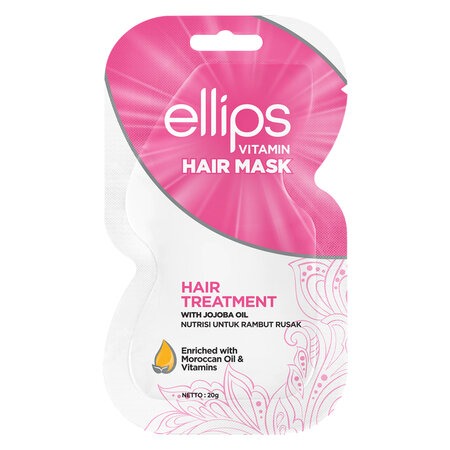 Kem Ủ Tóc Ellips (Hair Mask Volume Miracle Sachet) Tóc Nhuộm Rực Rỡ Nutri Color 20g