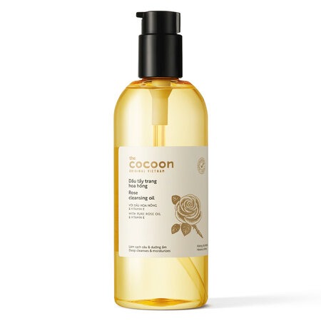 Dầu Tẩy Trang Cocoon Chiết Xuất Hoa Hồng (Rose Cleansing Oil) 140ml