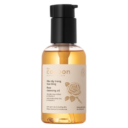 Dầu Tẩy Trang Cocoon Chiết Xuất Hoa Hồng (Rose Cleansing Oil) 140ml