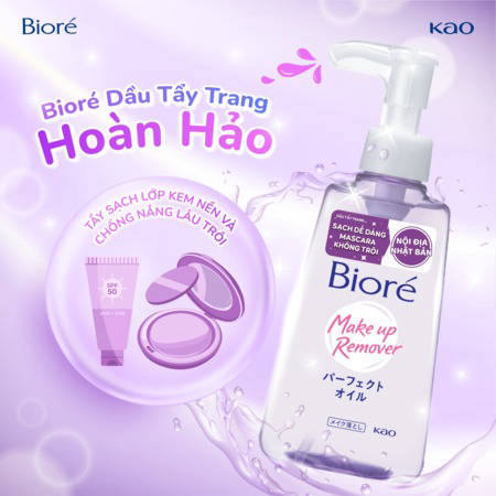 Dầu Tẩy Trang Bioré Cho Mọi Loại Da (Makeup Remover Perfect Oil)