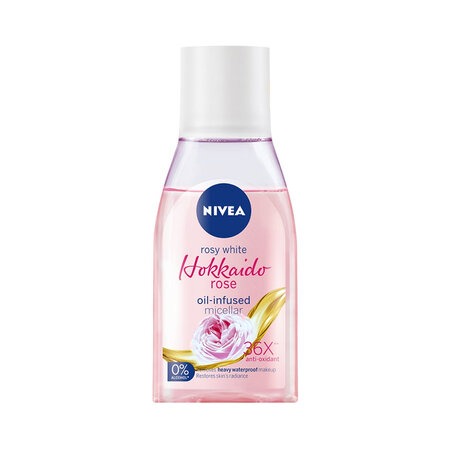 Nước Tẩy Trang Nivea Chiết Xuất Hoa Hồng Hokkaido (Rosy White Hokkaido Rose Oil-Infused Micellar) 400ml