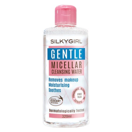 Nước Tẩy Trang Silkygirl Làm Sạch Da Dịu Nhẹ (Gentle Micellar Cleansing Water) 320ml