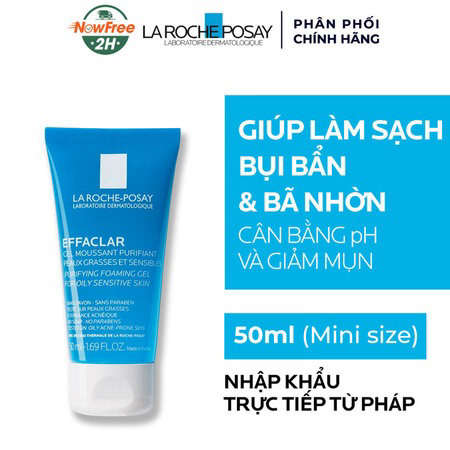 Gel Rửa Mặt La Roche-Posay Dành Cho Da Dầu, Nhạy Cảm (Effaclar Purifying Foaming Gel) 200ml
