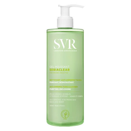 Gel Rửa Mặt SVR Không Chứa Xà Phòng Cho Da Dầu (Sebiaclear Gel Moussant) 55ml
