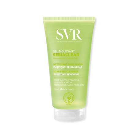 Gel Rửa Mặt SVR Không Chứa Xà Phòng Cho Da Dầu (Sebiaclear Gel Moussant) 55ml