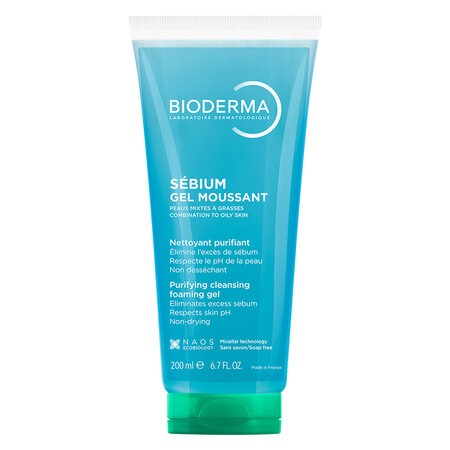 Gel Rửa Mặt Bioderma Dành Cho Da Dầu & Hỗn Hợp (Sébium Gel Moussant) 500ml