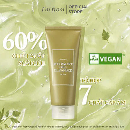 Gel Rửa Mặt I'm from Từ Ngải Cứu Sạch Sâu Dịu Nhẹ (Mugwort Gel Cleanser) 30ml