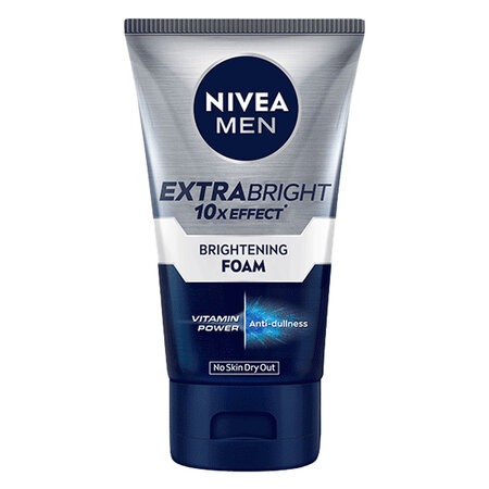 Sữa Rửa Mặt Nivea Men Giúp Sáng Da Cho Nam (Men Extra Bright 10x Effect) 100g
