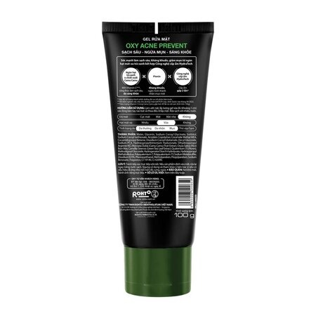 Gel Rửa Mặt OXY Ngừa Mụn, Da Sáng Khoẻ (Acne Prevent)
